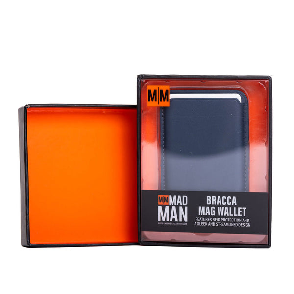 Bracca Mag Wallet - Navy