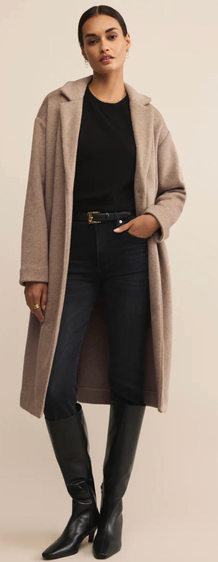 Mason Luxe Coat - Smokey