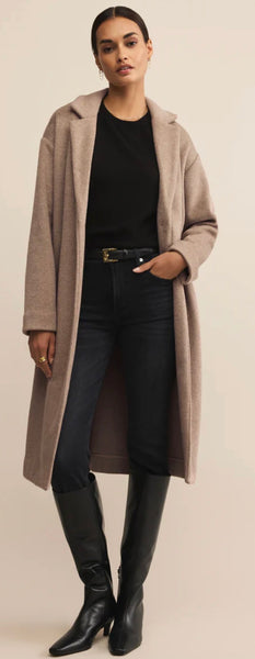 Mason Luxe Coat - Smokey