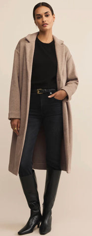 Mason Luxe Coat - Smokey