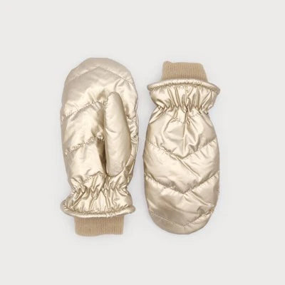 QUILTED PUFFER MITTS