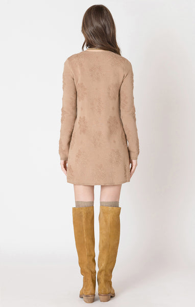 PENELOPE PATTERNED SWEATER DRESS