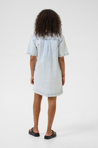 Maja Denim Dress - Light Blue Denim