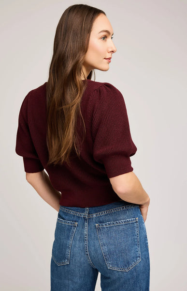 Phoebe Pullover Sweater- Merlot