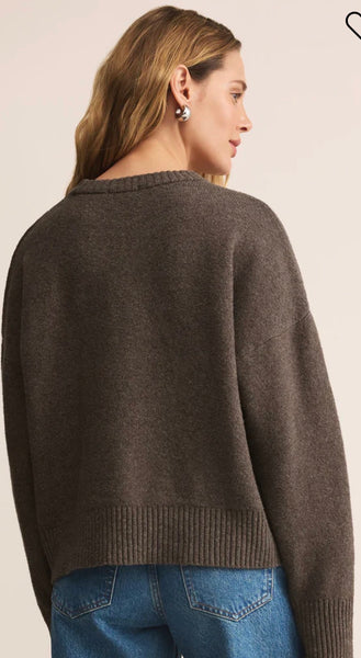 Cirrus Cozy Sweater - Burnt Ash Heather
