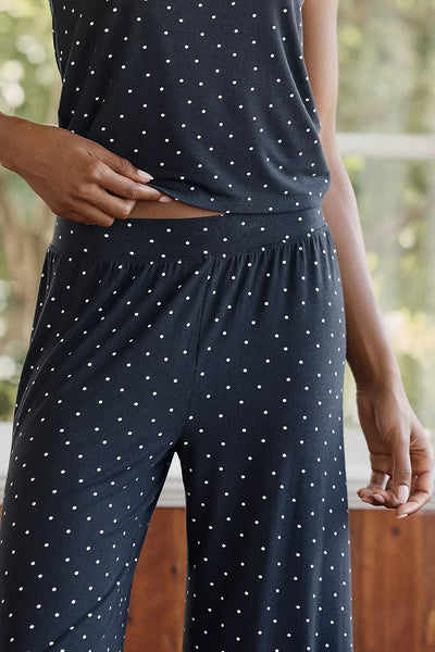 Luxe Dot Pant - Black