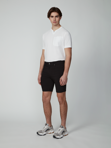 MEN'S 5-POCKET SOLID BUNGEE SHORTS