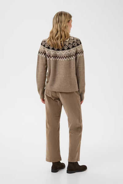 Cherrie Pullover - Brown Lentil Melange