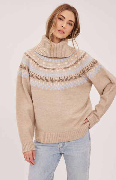 Freya Pullover - Heather Biscotti