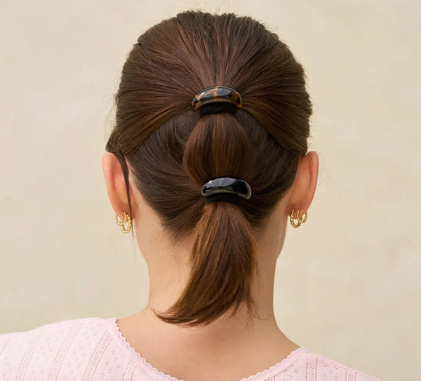 Black & Tort Cloud Cuffs - Small