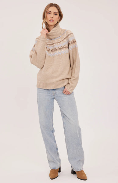 Freya Pullover - Heather Biscotti