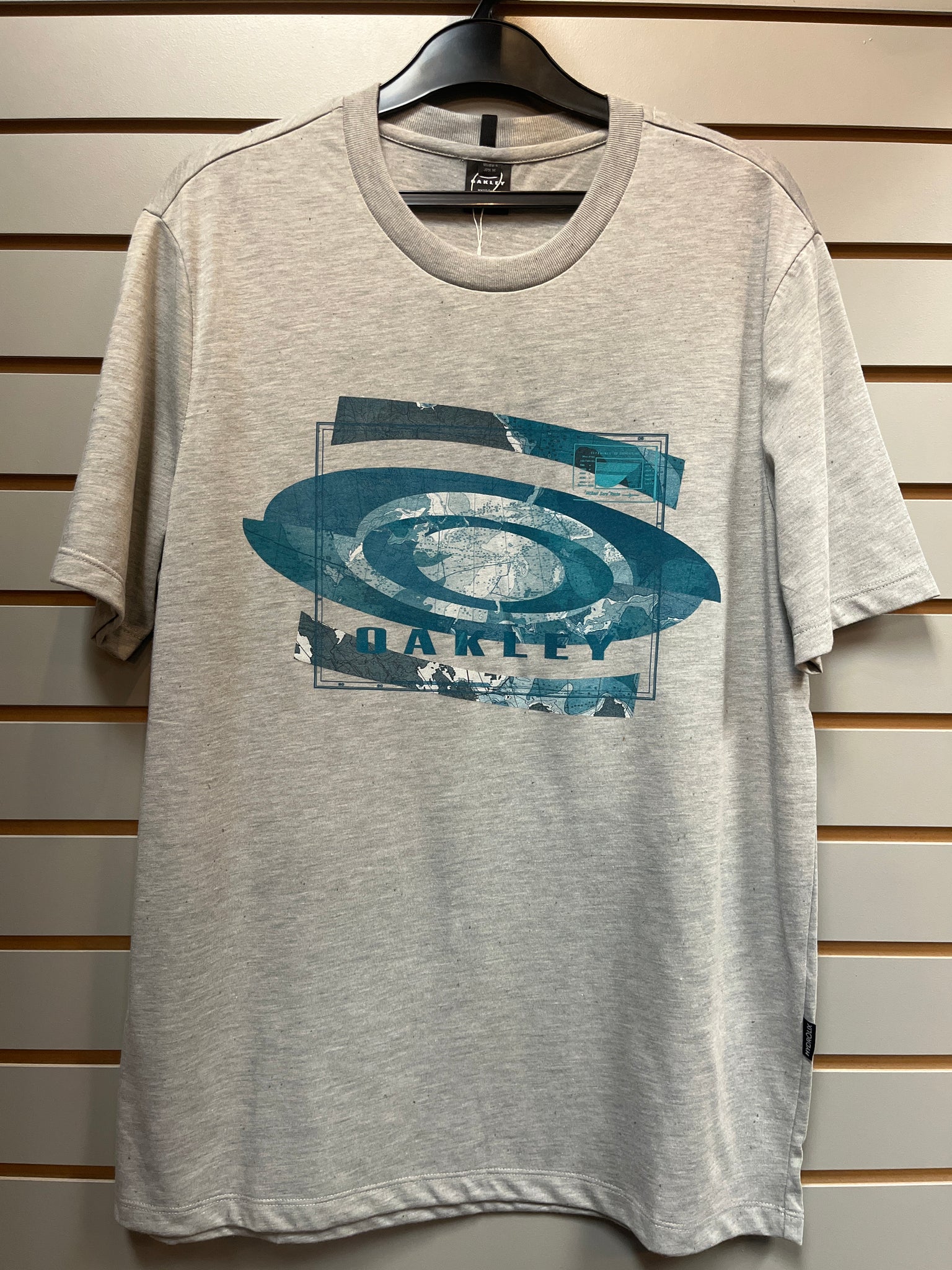 Camo Map Tee - New Granite Heather