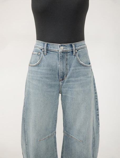 High Rise Horseshoe Leg Jeans