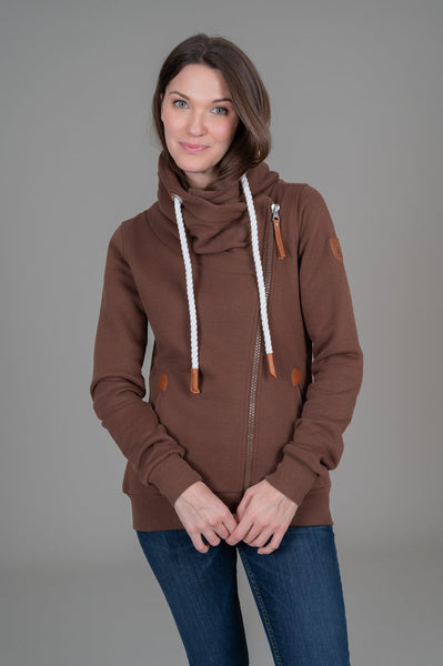 Hestia Full Zip - Mahogany