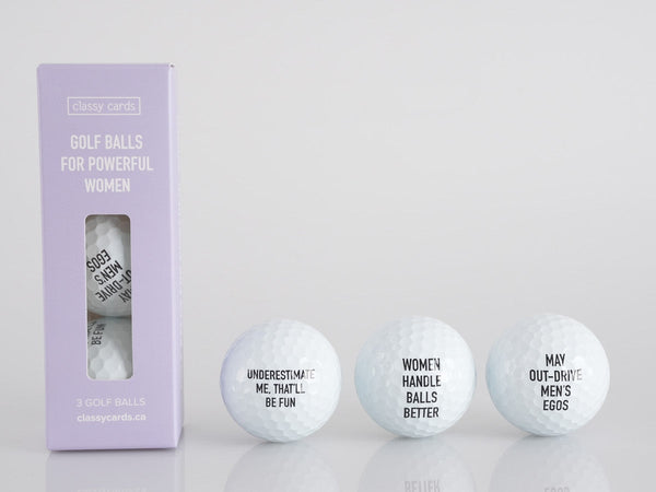 Golf Balls For Powerful Women - 3 pk