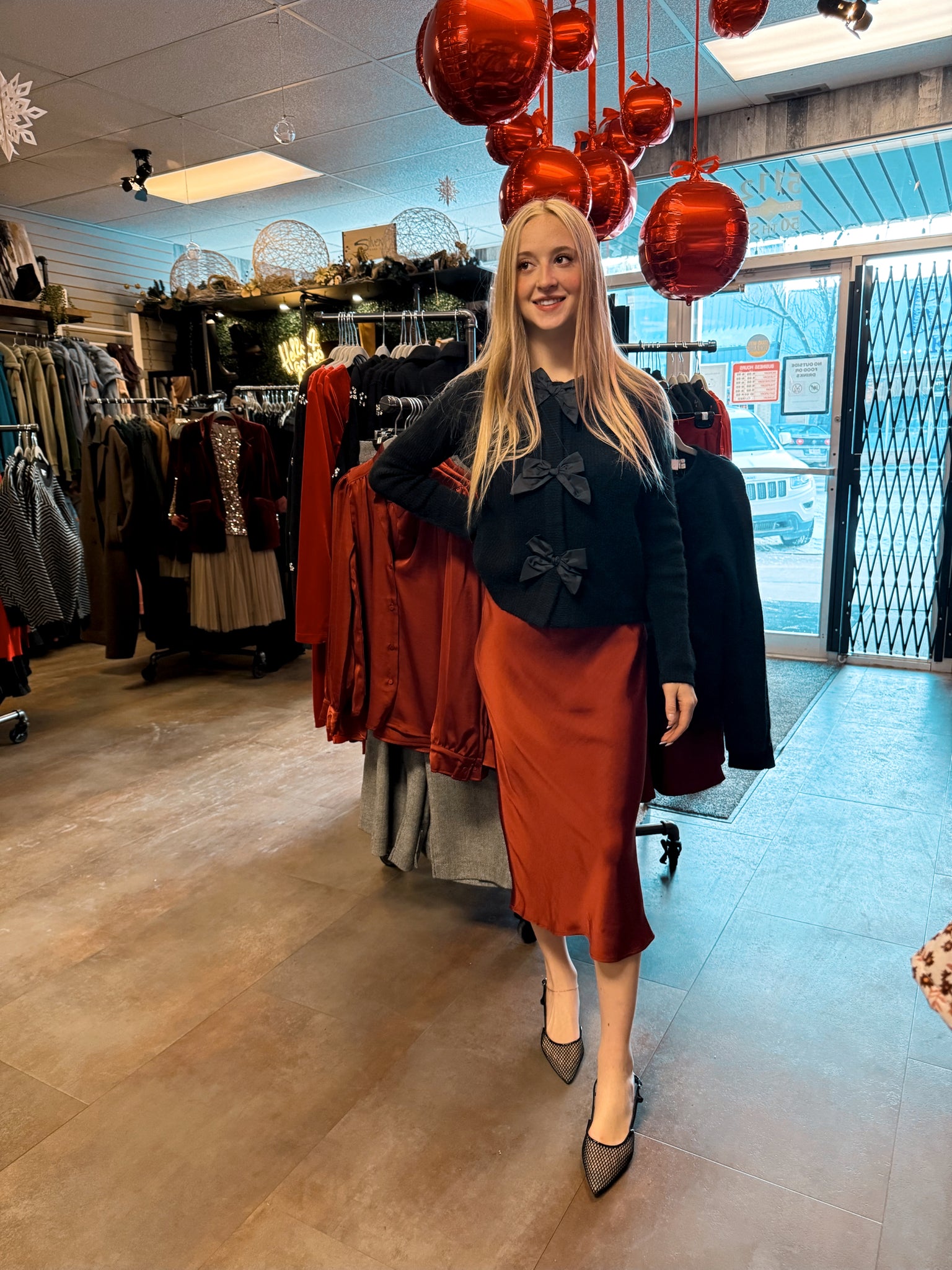 Allina Skirt - Burgundy