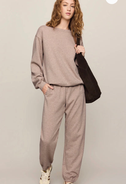 Boyfriend Sweatshirt - Heather Ash