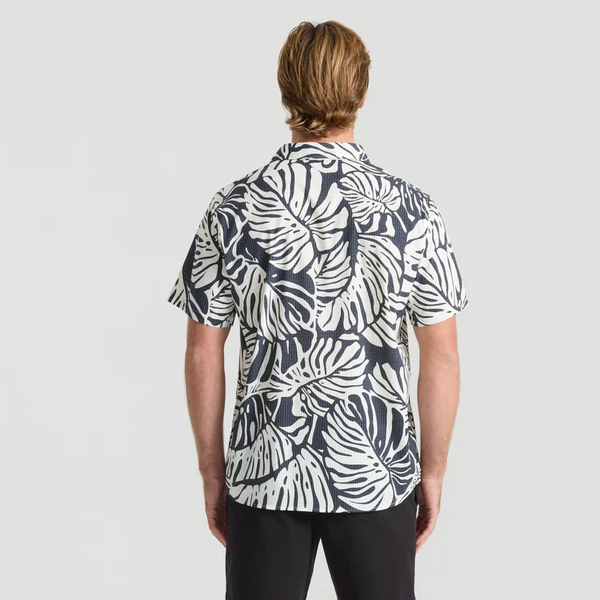Bless Up Monstera Button Up