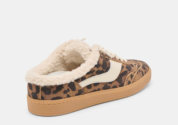 NOTICE - Brown Leopard Printed Suede