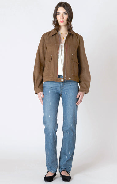 STEVIE FAUX SUEDE JACKET