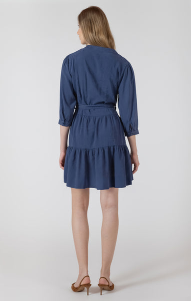 Tiffany TIERED BELTED DRESS