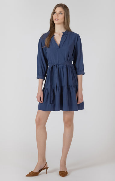 Tiffany TIERED BELTED DRESS