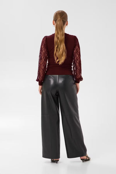 Liana Lace Blouse - Port