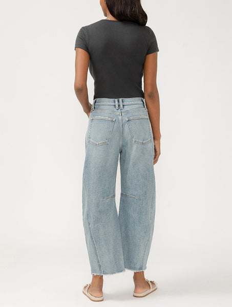 High Rise Horseshoe Leg Jeans