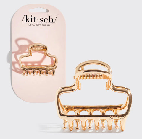 Gold Metal Cloud Claw Clip
