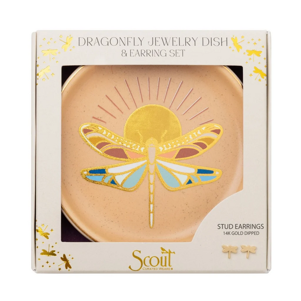 Jewelry Dish and Stud Set