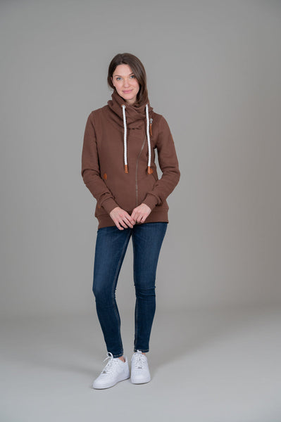 Hestia Full Zip - Mahogany
