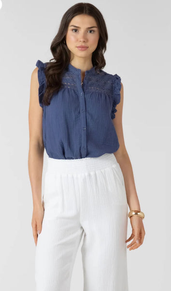 Janis Button Front Blouse