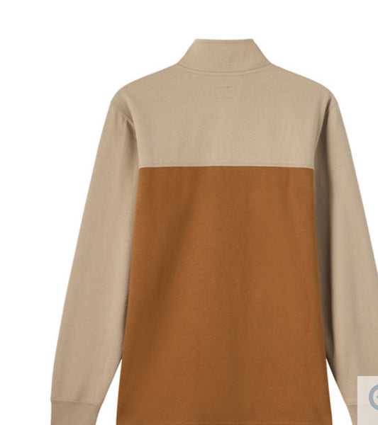 Fifty Two 1/4 Zip Pullover - Khaki