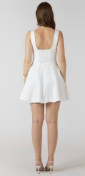Brinley Mini Dress - Off White