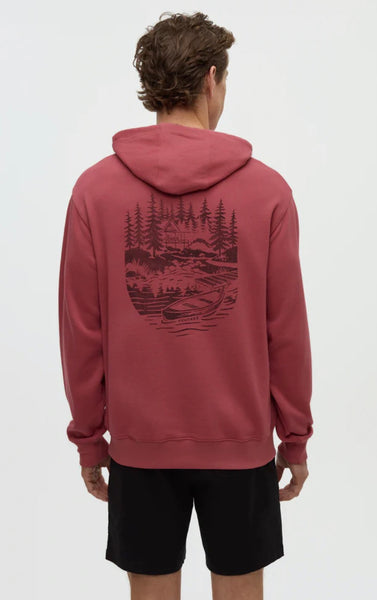 Getaway Relaxed Hoodie - Rosewood/Graphite