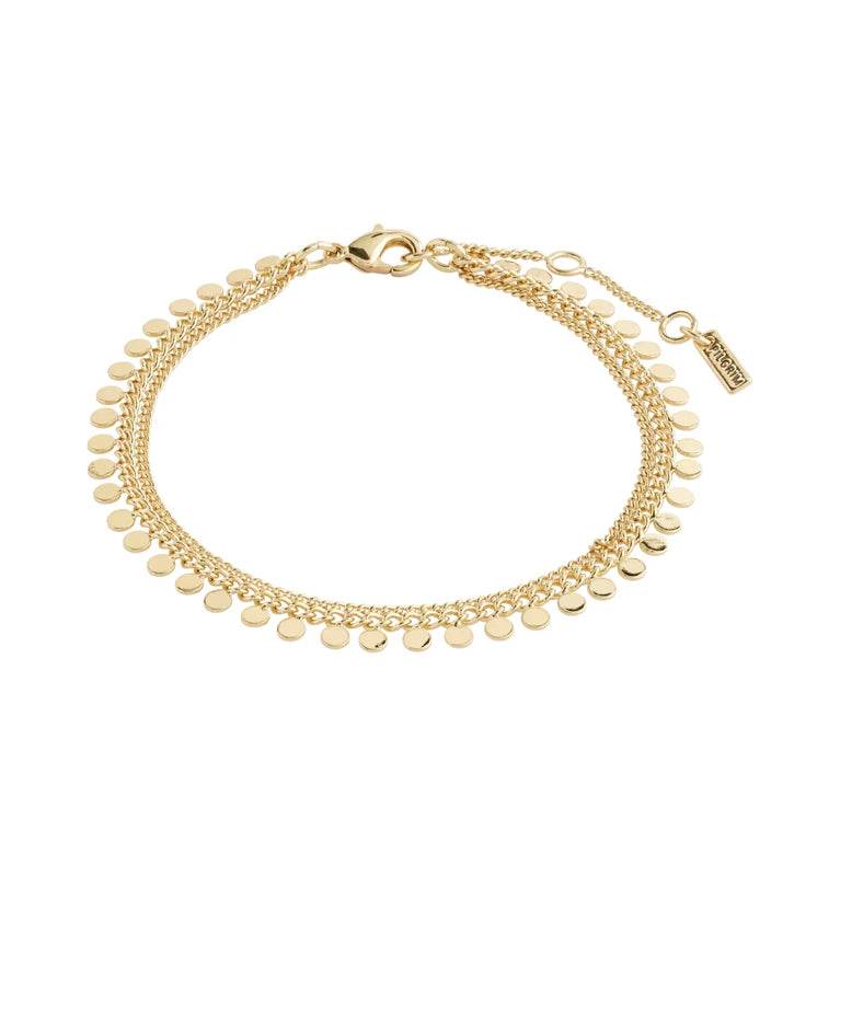 BLOOM recycled bracelet - gold plated
