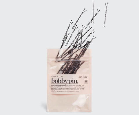 Essential Bobby Pins - Black 45pc