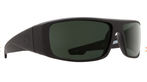 LOGAN- Black Soft Matte Lens Happy Grey Green Polar