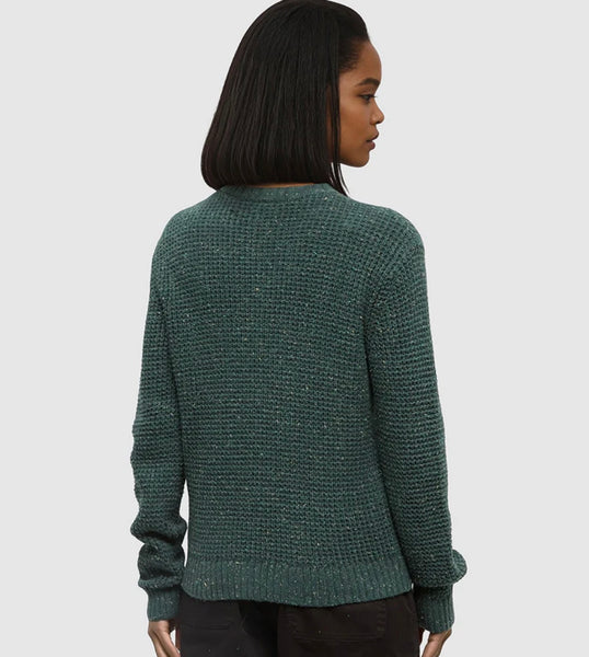 HIGHLINE NEP CREW SWEATER- Pine
