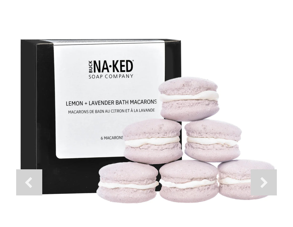 Lemon + Lavender Bath Macarons