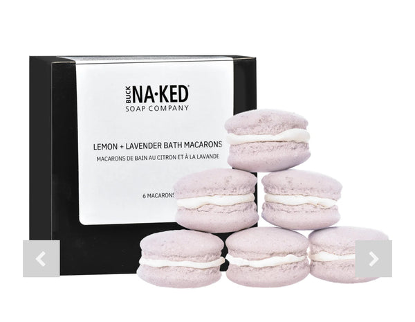 Lemon + Lavender Bath Macarons