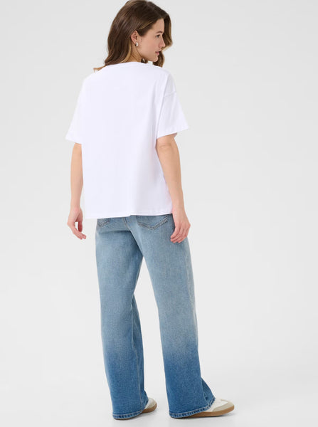 Adelina T-Shirt Optical White/Black