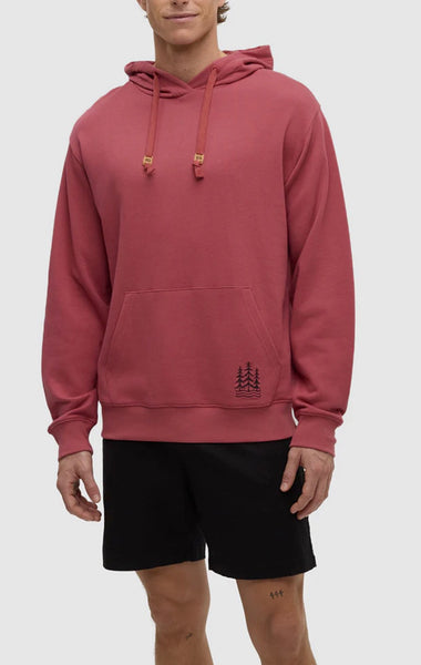 Getaway Relaxed Hoodie - Rosewood/Graphite