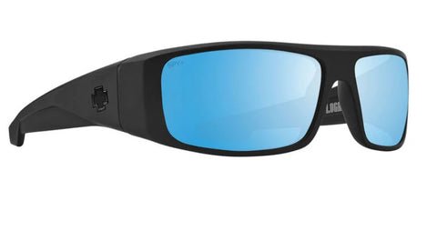 LOGAN- Matte Black Lens Happy Boost Bronze Polar Ice Blue Spectra Mirror