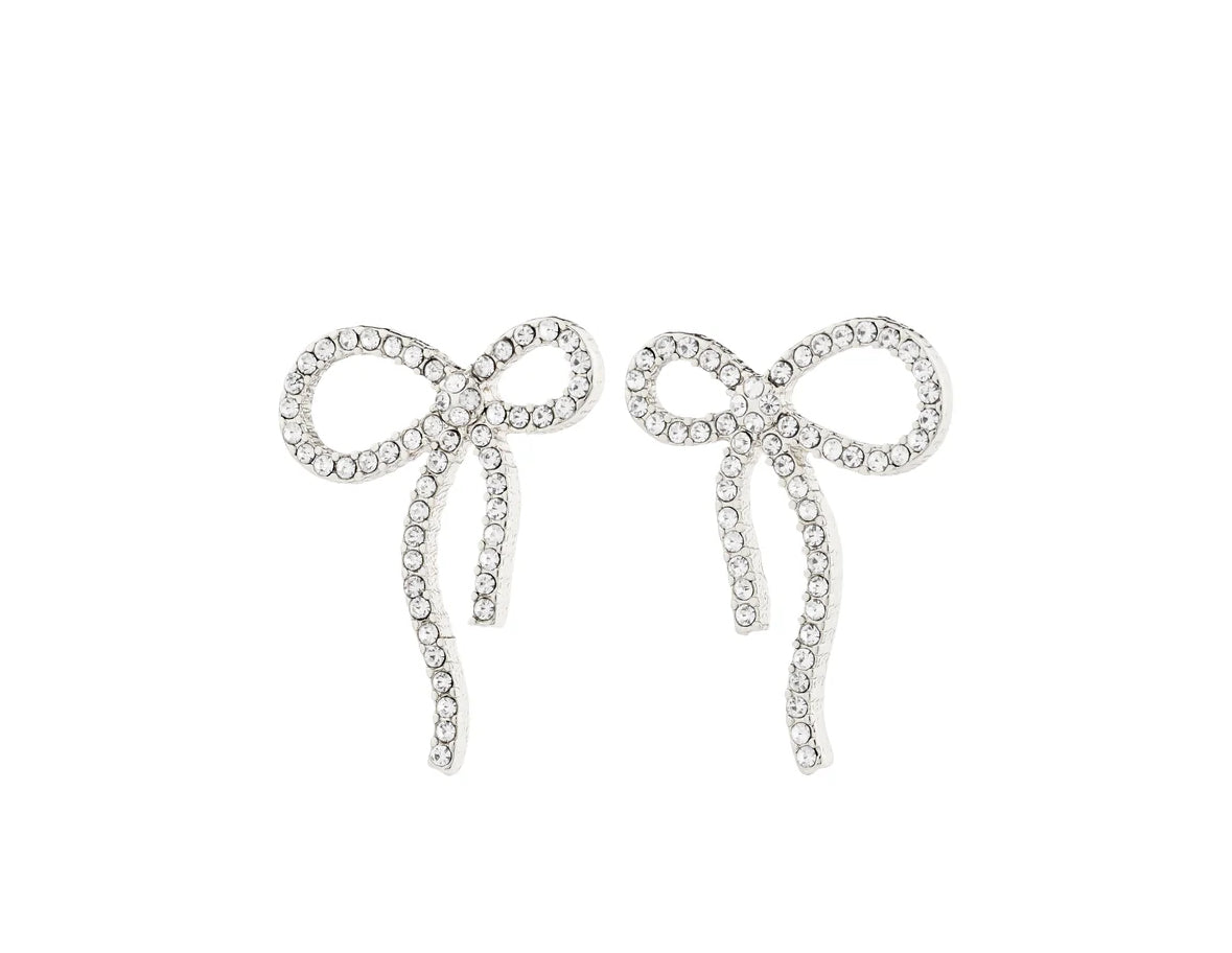 JOLANTA RECYCLED EARRINGS SILVER-PLATED