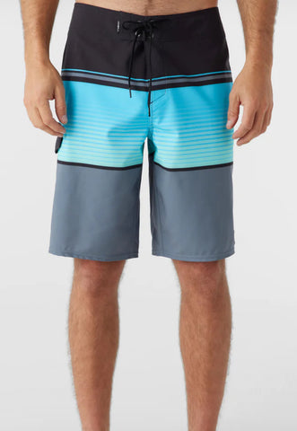 Lennox Stripe Shorts 21” - Black