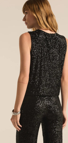 SLOANE SEQUIN TOP