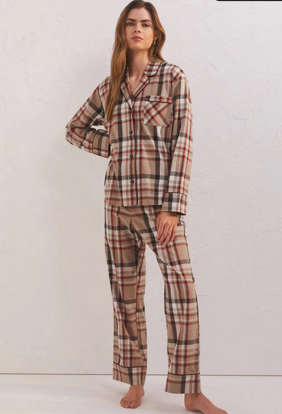 DREAMER PLAID PJ SET
