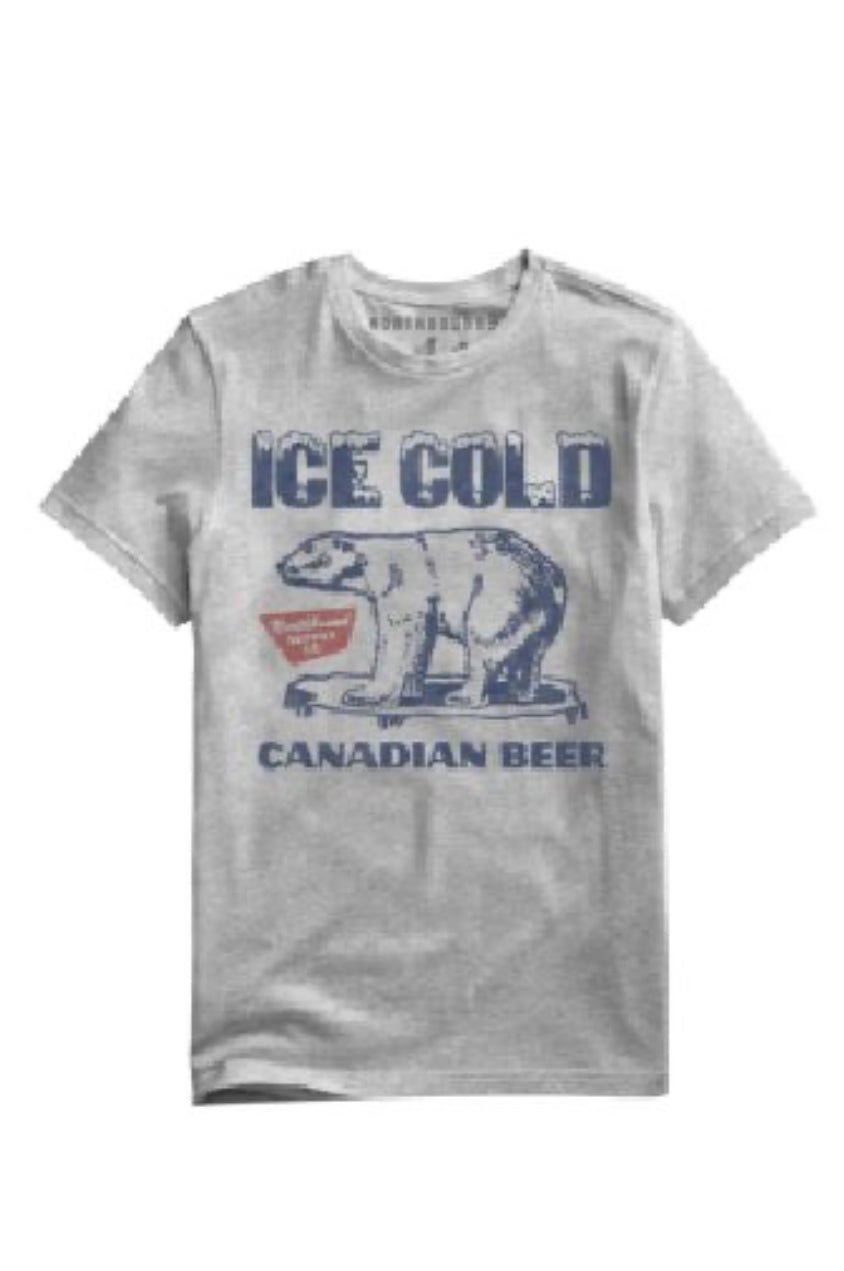 Ice Cold Beer T-Shirt - Heather Grey