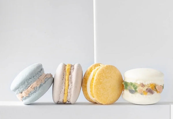 Cake Batter Bath Macarons